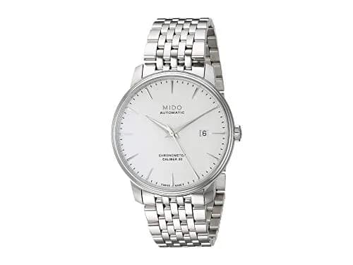 MIDO Baroncelli Chronometer Silicon Gent - Swiss Automatic Watch for Men - Silver Dial - Case 40mm thumbnail 1