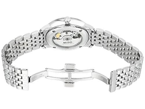 MIDO Baroncelli Chronometer Silicon Gent - Swiss Automatic Watch for Men - Silver Dial - Case 40mm thumbnail 2