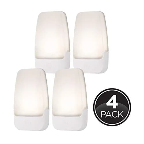 GE Plug-in Night Light with Dusk to Dawn Sensor, 4 Pack | Warm White LED, 0.5W thumbnail 8