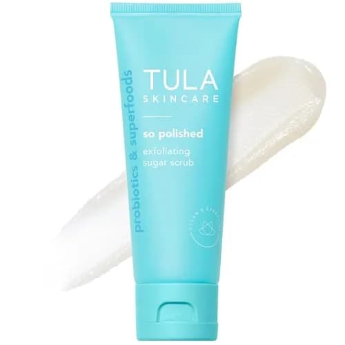 TULA So Polished Gentle Exfoliating Sugar Face Scrub, 2.9 oz | Gently Polishes & Brightens Skin thumbnail 1