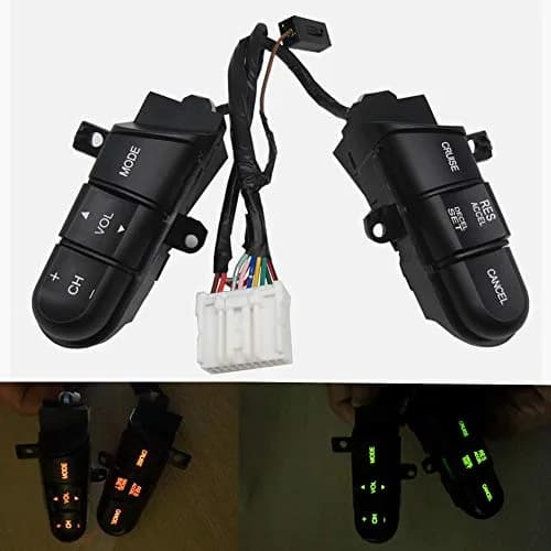 Malcayang Steering Wheel Cruise Audio Switch for Honda Civic 2006-2008 | OE-Quality Control Buttons thumbnail 6