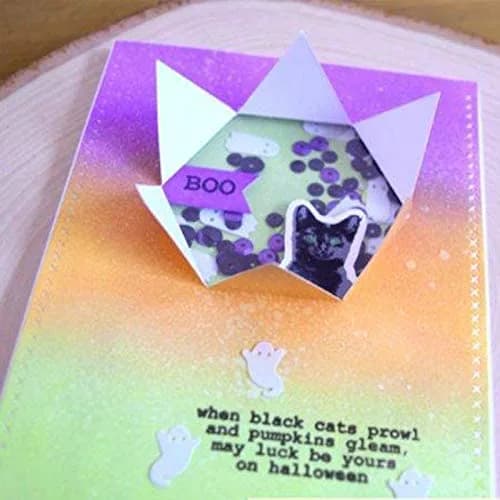 DIY Scrapbooking Artist 1 Pcs Center Pop Up Hexagon Cutting Dies | High-Quality Carbon Steel (1 set, Silver, 10g) thumbnail 15