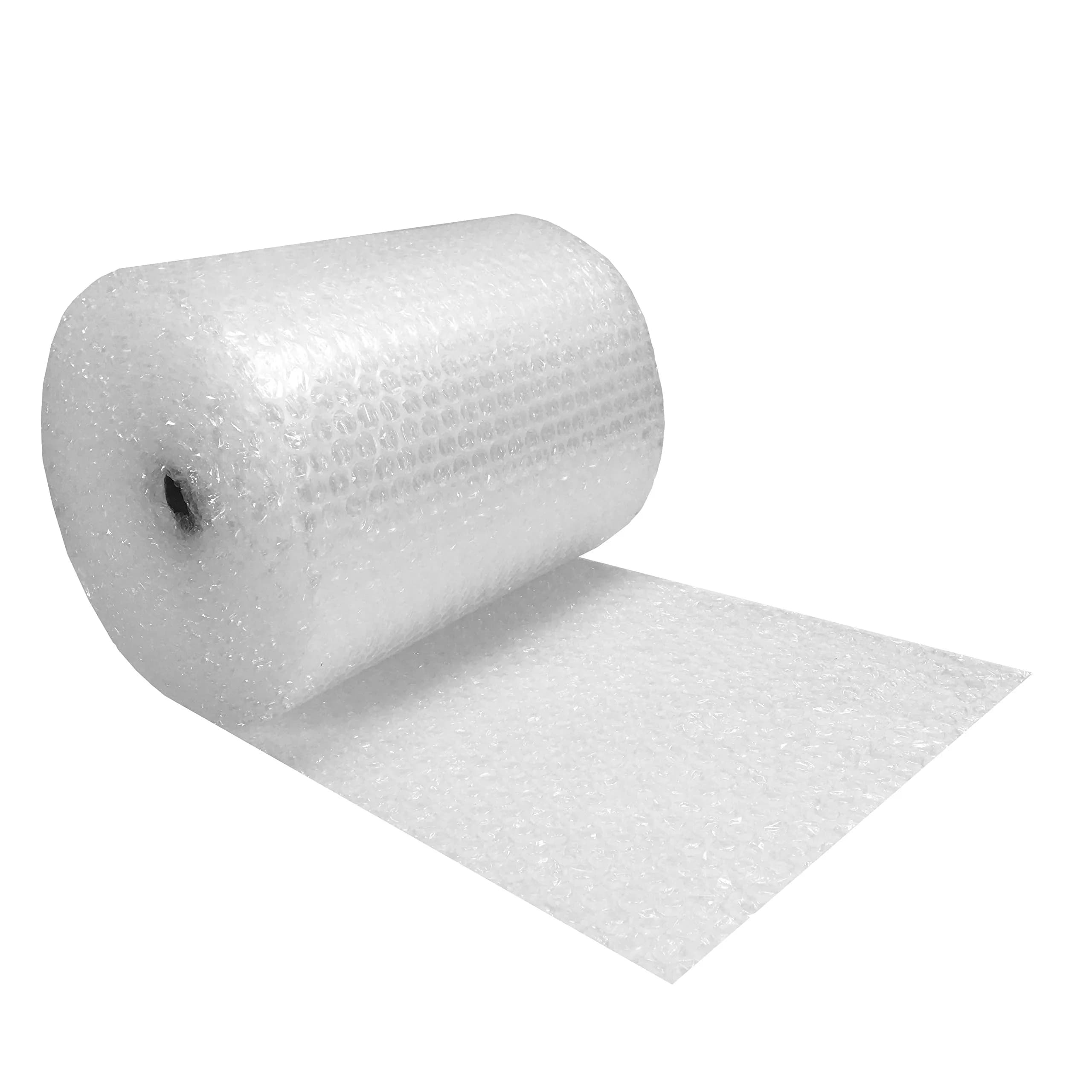 Amazon Basics Perforated Bubble Cushioning Wrap - Medium 5/16", 24-Inch x 100-Foot Roll | Bulk Pack for Shipping & Storage - main product image