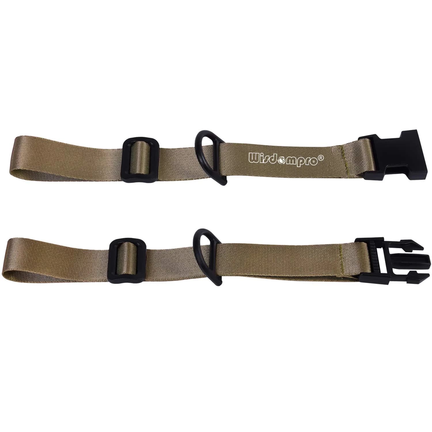 Wisdompro Backpack Chest Strap, Heavy Duty Webbing, Khaki | Adjustable Shoulder Strap for Outdoor Activities