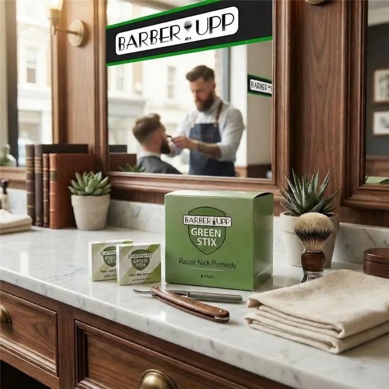 BARBERUPP Styptic Sticks for Razor Nicks 6 Pack | Stops Bleeding Fast, Sanitary & Fragrance-Free (120 Sticks) thumbnail 7