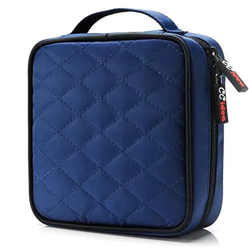 CCidea CD DVD Case Holder, Blue | Multiple Capacity Disc Organizer, Anti-Scratch & Portable (40/96/200 discs) thumbnail 6