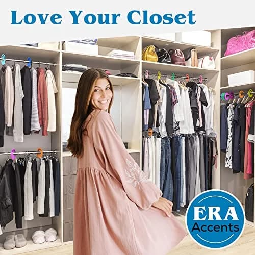 ERA Accents 30 Color Closet Dividers for Hanging Clothes | Organize Baby to Adult Wardrobes thumbnail 9