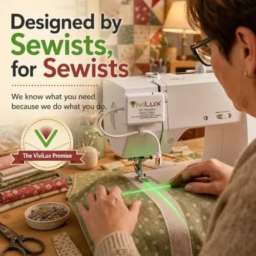 ViviLux Green Laser Guide for Sewing & Quilting, Rechargeable, Magnetic Mount, 20+ Hr Battery thumbnail 6