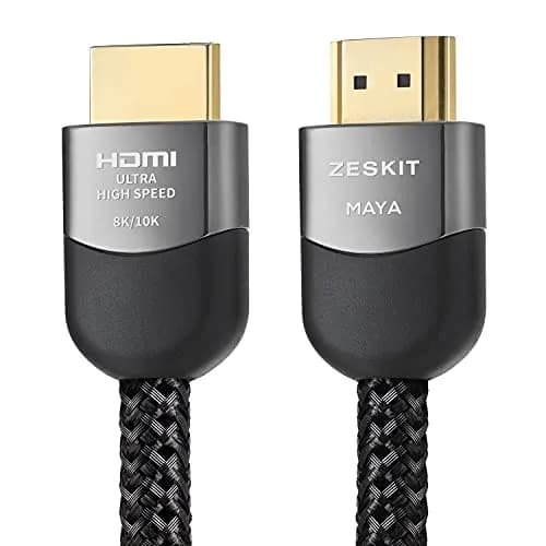 Zeskit Maya 3ft (0.91m) Ultra High Speed HDMI 2.1 Cable | Certified 8K 120Hz 48Gbps thumbnail 5