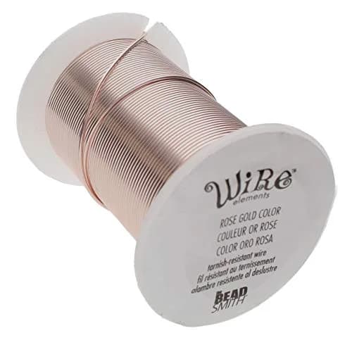 The Beadsmith Copper Jewelry Wire 18 Gauge Rose Gold 10 Yd | Tarnish-Resistant, Lead & Nickel Free thumbnail 1