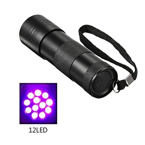 Optimal Shop UV Blacklight Flashlight 6 Pack 12 LED | Durable Aluminum Alloy Body thumbnail 2