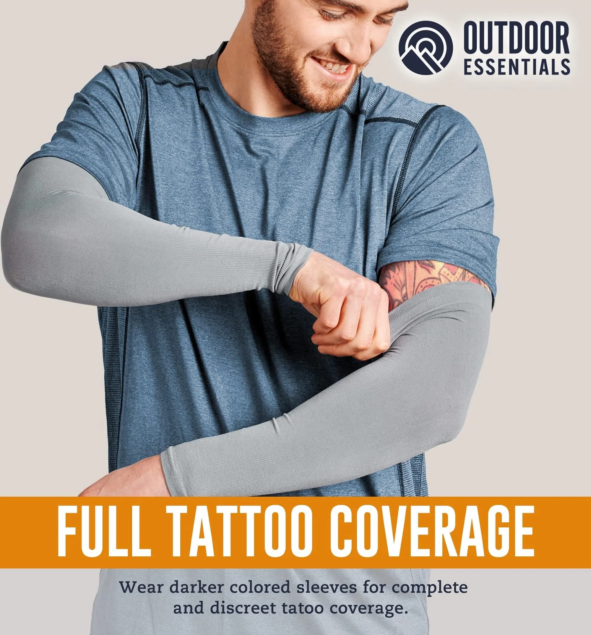OutdoorEssentials UPF 50+ Cooling Arm Sleeves (3 Pairs, Multi) | Blocks 98% UV Rays - view 4