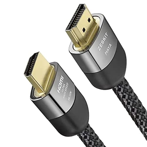Zeskit Maya Ultra High Speed HDMI Cable 3m (10ft) | Certified 8K 48Gbps 4K120Hz for Gaming & Home Theatre thumbnail 1