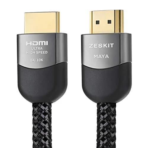 Zeskit Maya Ultra High Speed HDMI Cable 3m (10ft) | Certified 8K 48Gbps 4K120Hz for Gaming & Home Theatre thumbnail 5