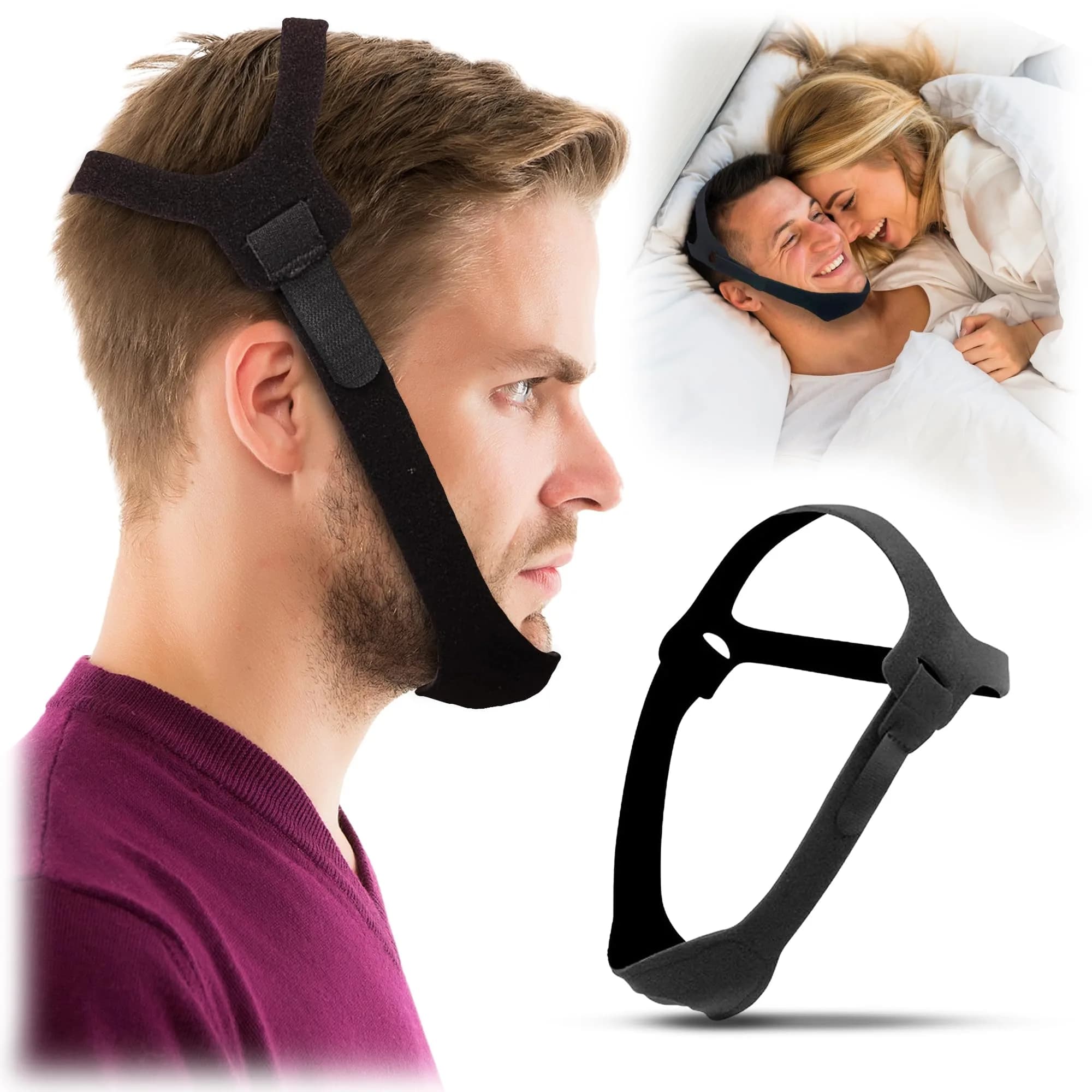 Atavyst Chin Strap for CPAP Users and Sleeping | Anti Snoring Devices for Comfortable Sleep