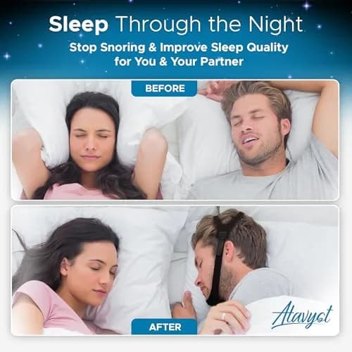 Atavyst Chin Strap for CPAP Users and Sleeping | Anti Snoring Devices for Comfortable Sleep thumbnail 2
