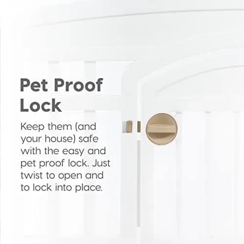 IRIS USA 6-Panel Dog Playpen | 24" Tall, 60" x 60" Indoor/Outdoor Pet Enclosure thumbnail 6