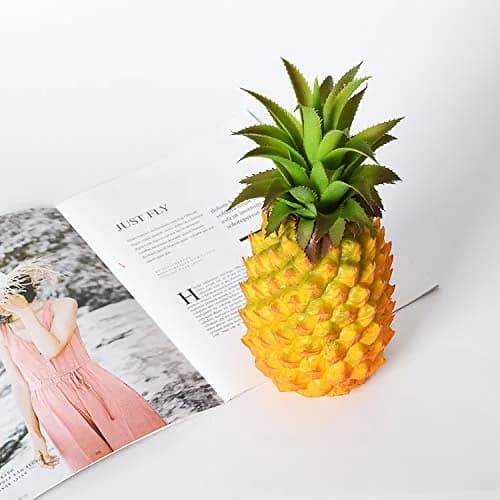 Lvydec Artificial Pineapple Realistic Fake Fruit 25.9cm (10.2") | Tropical Decor for Home & Party thumbnail 2