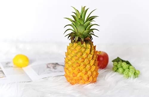 Lvydec Artificial Pineapple Realistic Fake Fruit 25.9cm (10.2") | Tropical Decor for Home & Party thumbnail 3