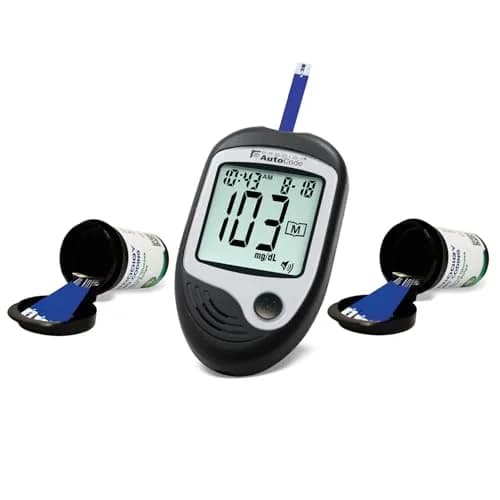 PRODIGY Glucose Monitor Kit | No Coding, 100 Test Strips, Verbal Prompts, USB Download, Stores 450 Results thumbnail 1