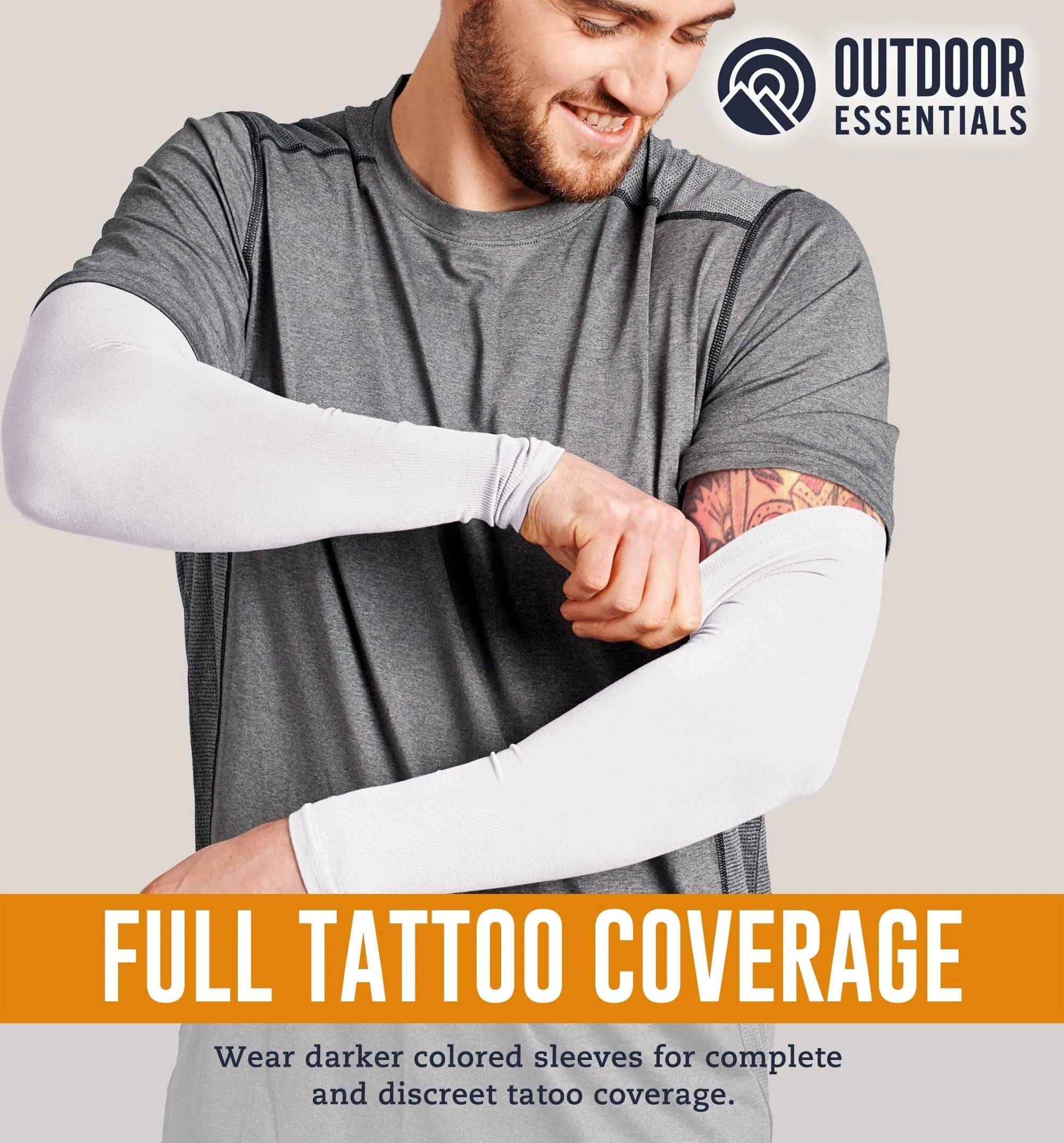 OutdoorEssentials UPF 50+ Cooling Arm Sleeves | Blocks 98% UV Rays - view 4