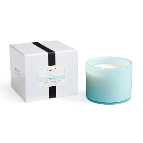 LAFCO NEW YORK 3-Wick Candle, Marine - 30 oz | Nautical Scent, Reusable Glass Vessel, Made in the USA thumbnail 1