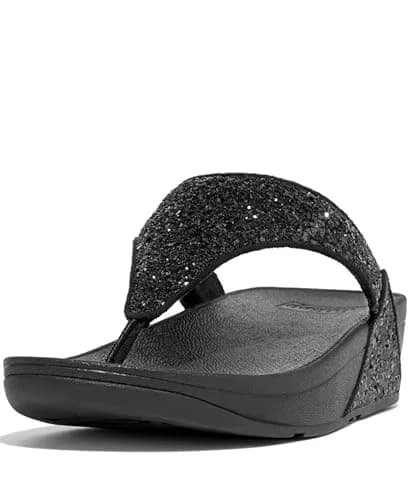 FitFlop Lulu Glitter Toe-Thongs 8.5 | Biomechanically Engineered for Comfort & Style thumbnail 1