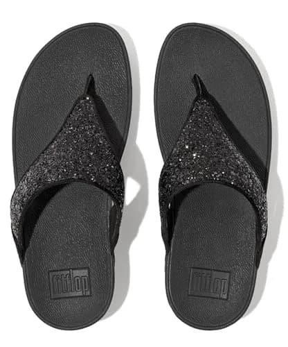 FitFlop Lulu Glitter Toe-Thongs 8.5 | Biomechanically Engineered for Comfort & Style thumbnail 4