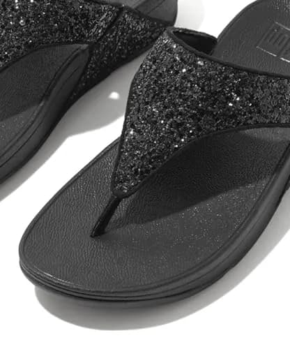 FitFlop Lulu Glitter Toe-Thongs 8.5 | Biomechanically Engineered for Comfort & Style thumbnail 3