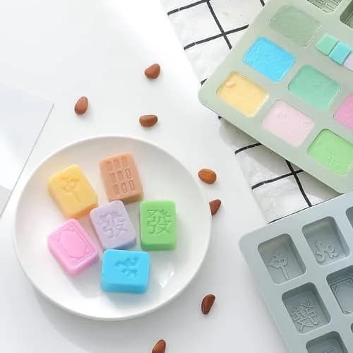 Verdental Mahjong Silicone Chocolate Mold Set of 2 | Food-Grade, Non-Stick, Easy Release Candy Molds thumbnail 6