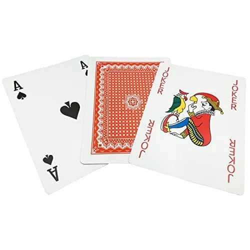 Yuanhe Jumbo Giant Playing Card Deck - 8x11 Inch Oversized Cards for Kids & Adults thumbnail 5
