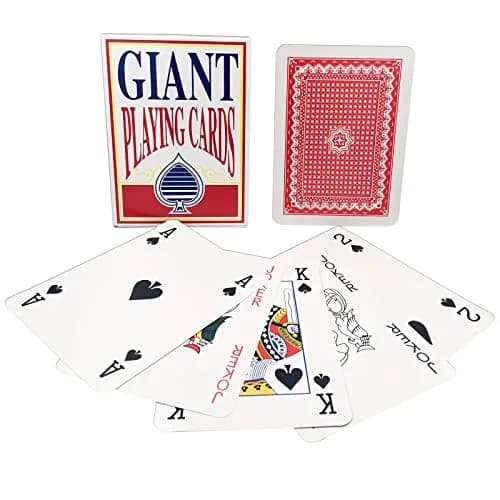 Yuanhe Jumbo Giant Playing Card Deck - 8x11 Inch Oversized Cards for Kids & Adults thumbnail 6