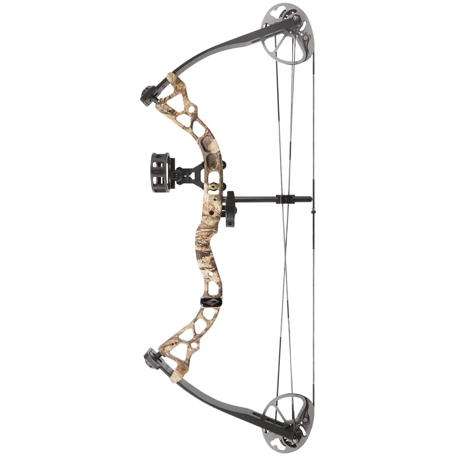 Diamond Archery Youth Atomic Bow 12"-24" | Fully Adjustable, Left Hand, Mossy Oak Breakup Country