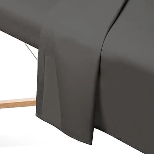 Saloniture Microfiber Massage Table Sheet Set 3-Piece Gray | Soft, Breathable, and Stain-Resistant for Professional Use thumbnail 4