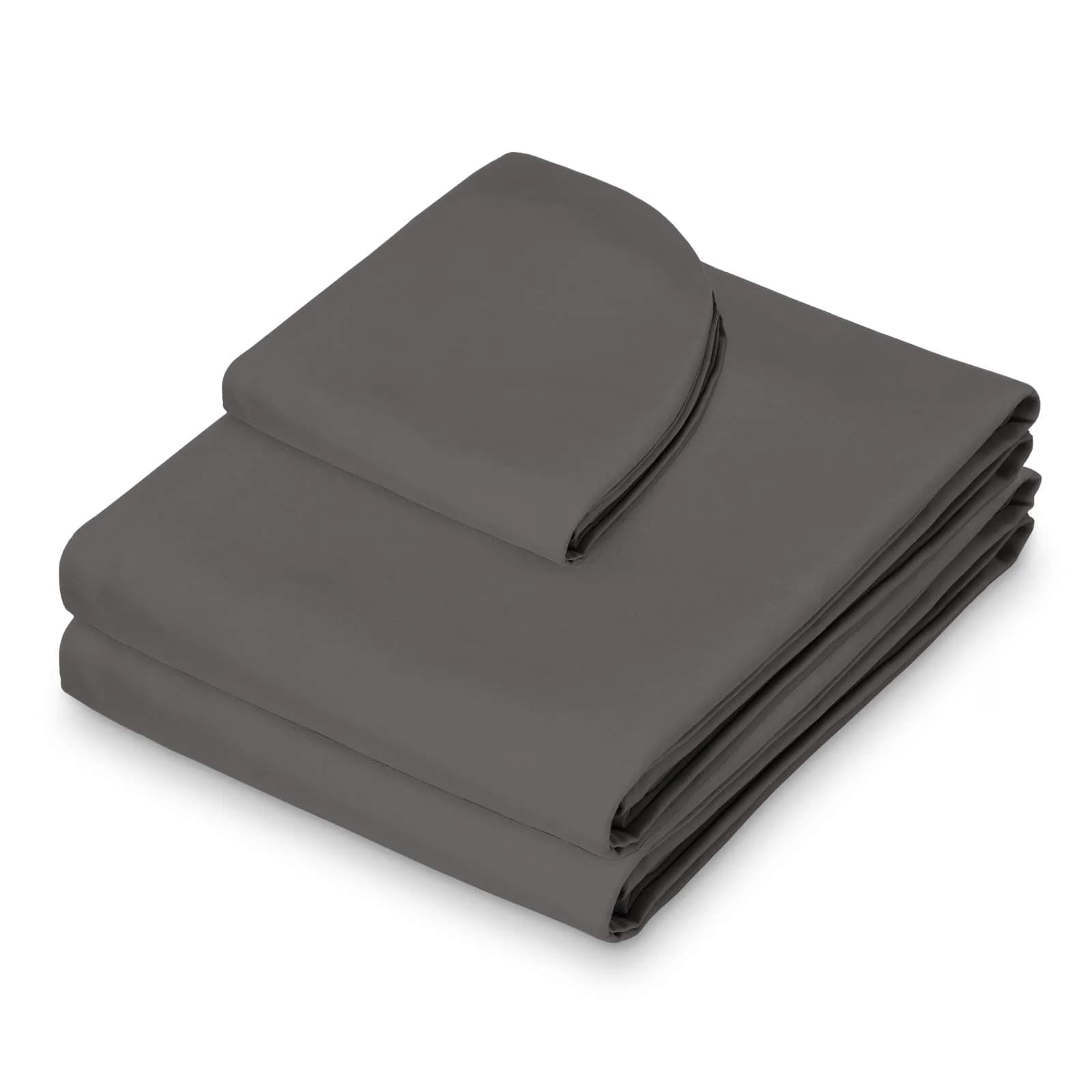 Saloniture Microfiber Massage Table Sheet Set 3-Piece Gray | Soft, Breathable, and Stain-Resistant for Professional Use - view 2