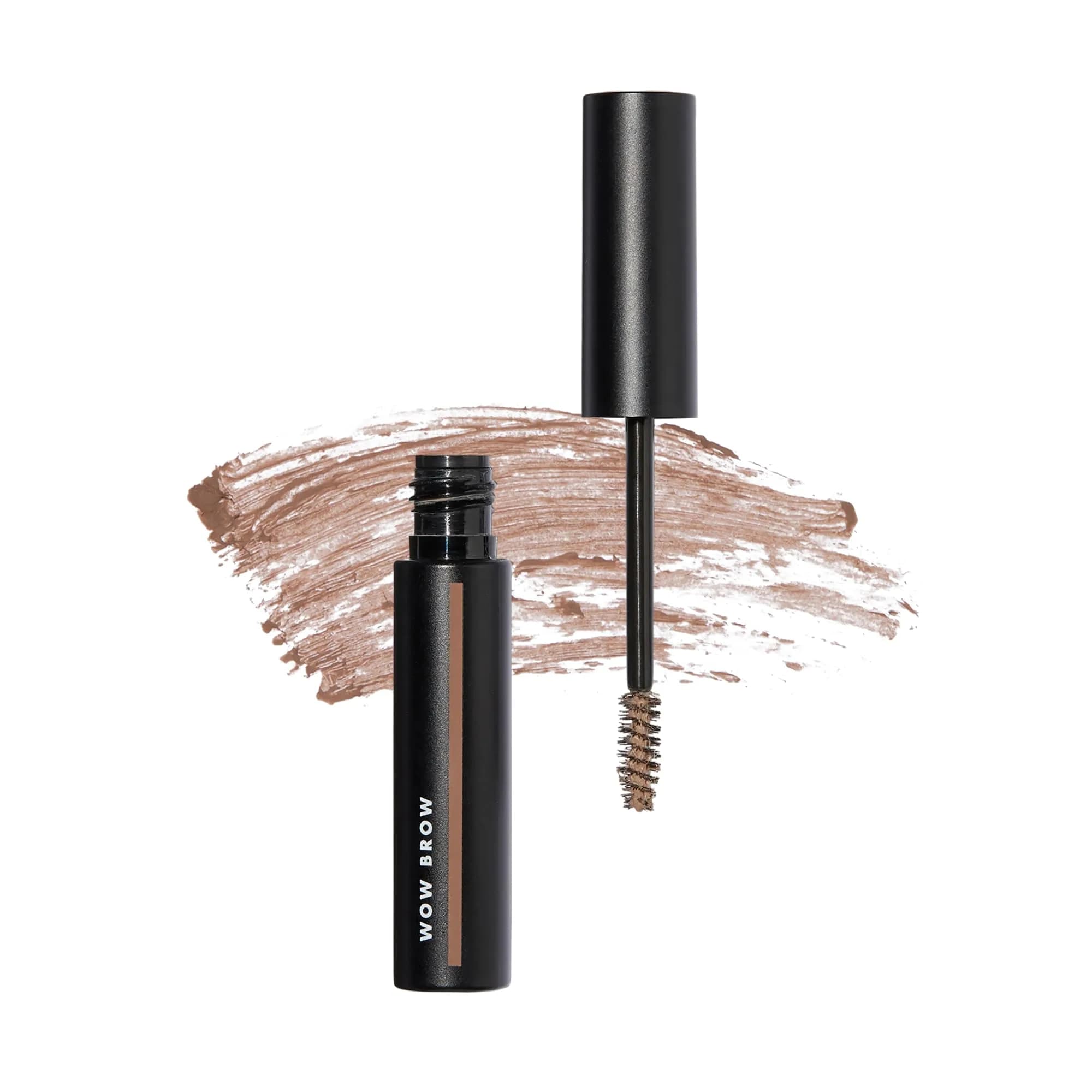 e.l.f. Wow Brow Gel, Volumizing, Buildable, Wax-Gel Hybrid, Taupe | Locks & Adds Natural Volume (100 words)