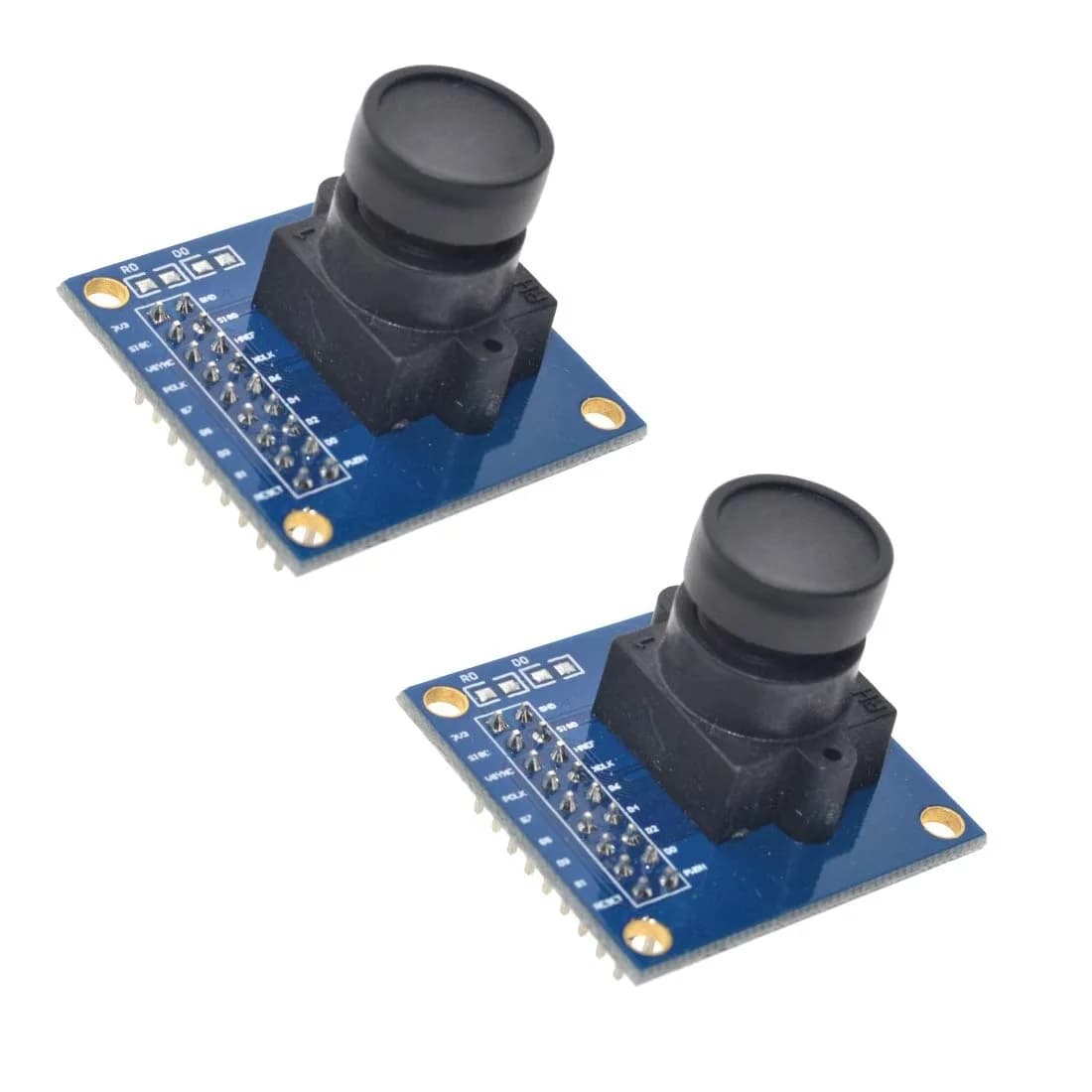 HiLetgo 2pcs OV7670 Camera Module 640x480 VGA | 300KP CMOS for Arduino ARM FPGA