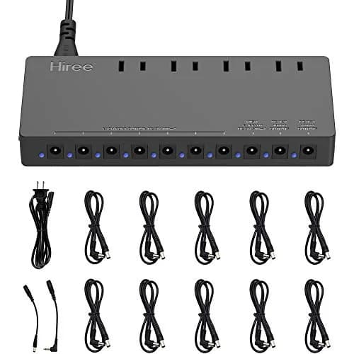 Hiree Guitar Pedal Power Supply 10 Isolated Outputs 600W | Powers Pedals & Devices thumbnail 7