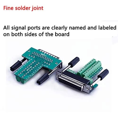 ANMBEST DB25 Solderless RS232 Serial to 25 Pin Terminal Female Adapter with Case and Hardware thumbnail 2