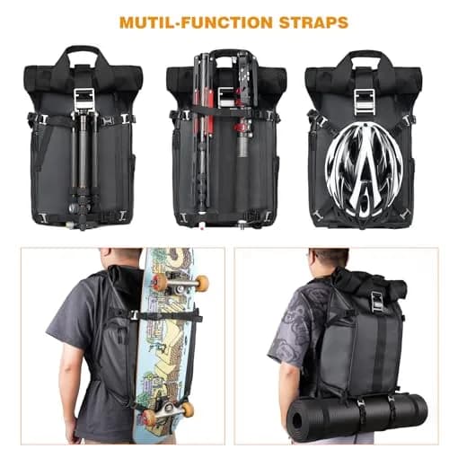 Besnfoto Waterproof Camera Backpack for Photographer | Laptop & Rain Cover Included thumbnail 3