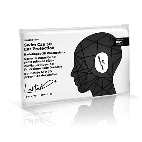 Lahtak 3D Swim Cap with Ear Protection | Silicone Swim Cap for Adults & Teens thumbnail 8