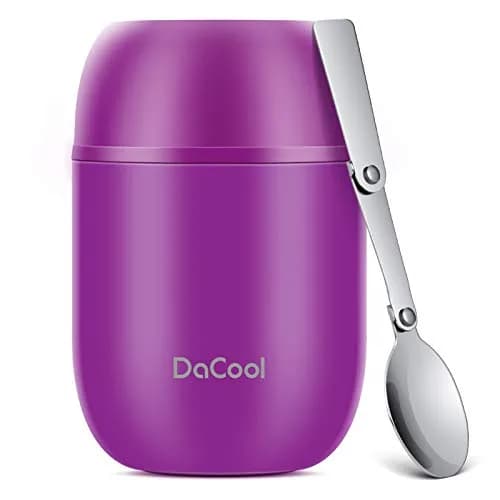 DaCool Insulated Food Jar 16 oz | Vacuum Stainless Steel Kids Thermo Leak Proof thumbnail 1