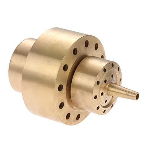 Hicello Brass Fountain Nozzle for Ponds & Water Gardens 1.5 Inch (38mm) Inlet | Creates Layered Flower Spray thumbnail 3