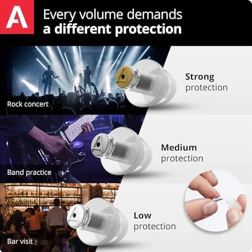 Alpine MusicSafe Pro High Fidelity Earplugs for Musicians 16/19/22 dB | Professional Hearing Protection thumbnail 3