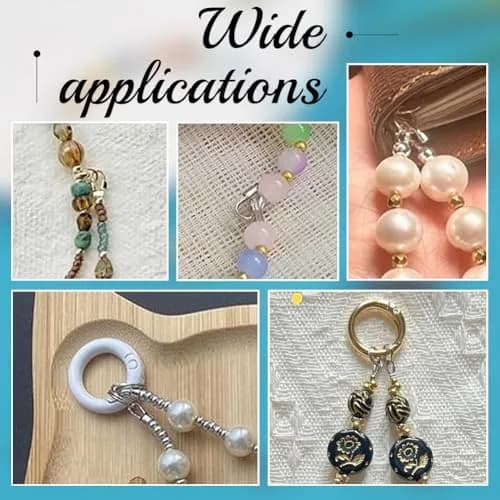 PH PandaHall Jewelry Wire Guardians 240 pcs 6 Colors Brass Wire Protectors | Horseshoe Shape for Jewelry DIY thumbnail 6