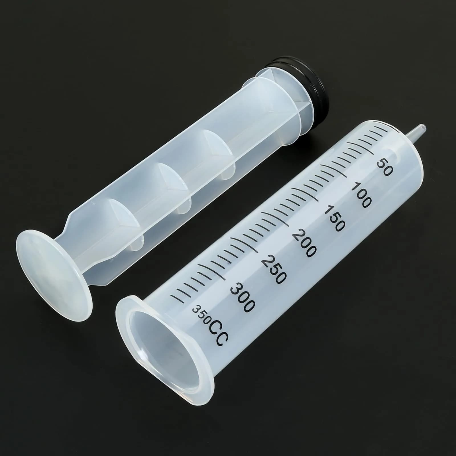 A AKRAF 300ml Large Plastic Syringe with Tip Adapter | Sterile, Individually Sealed for Precise Dispensing - view 2