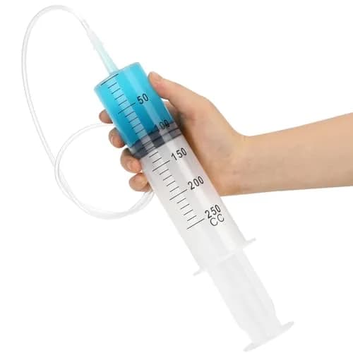 A AKRAF 250ml Extra Large Syringe with Tube and Needle | Industrial Use Only thumbnail 4