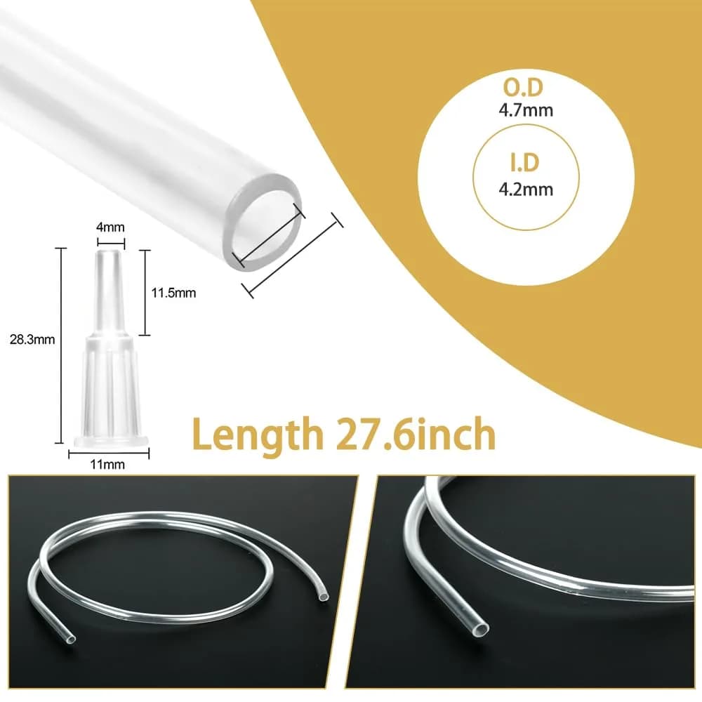 A AKRAF 250ml Extra Large Syringe with Tube and Needle | Industrial Use Only - view 7