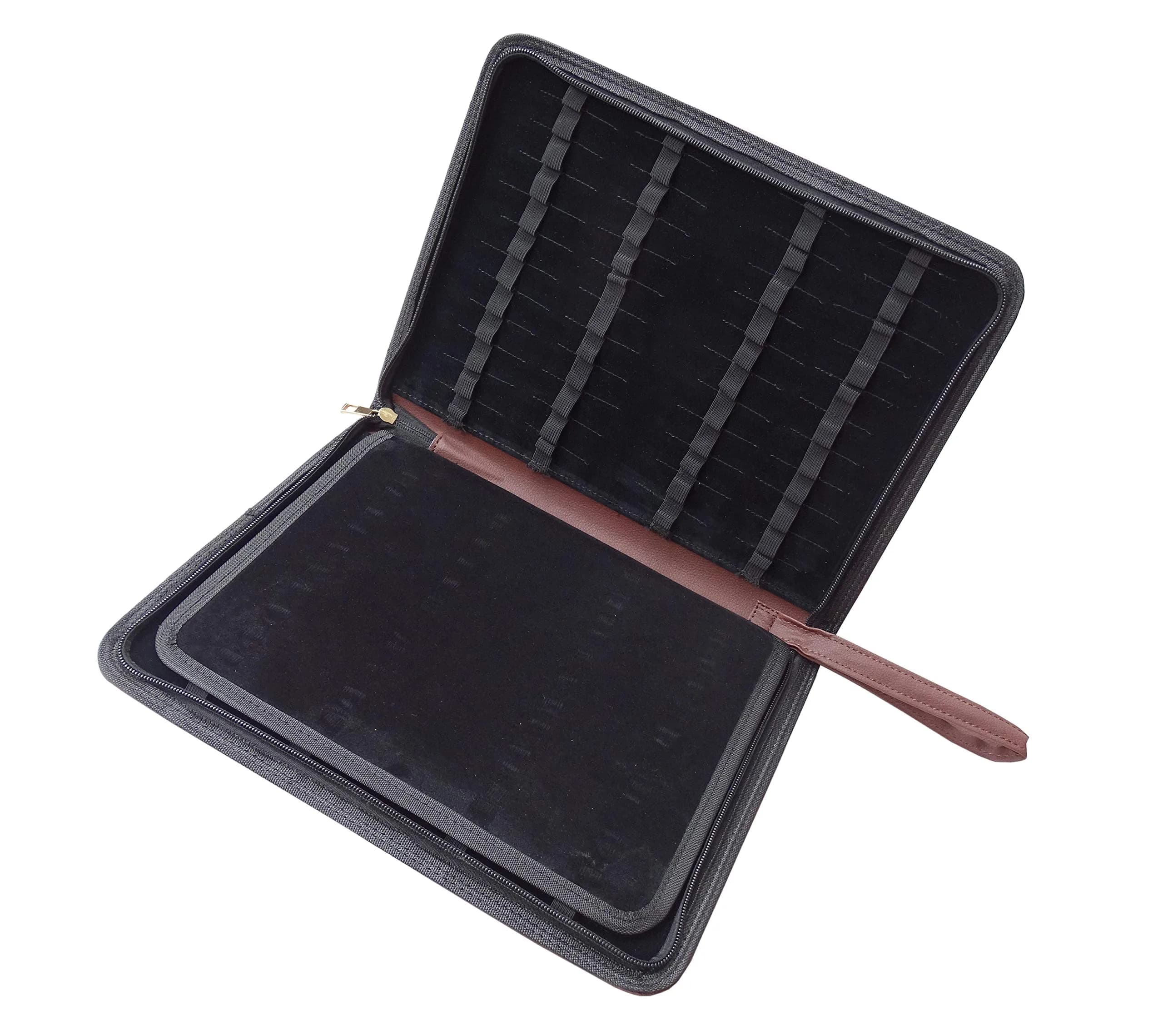 erofa 48 Fountain Pen Case, Rollerball Pen Holder Bag Pouch 33cm (12.99in) | Organizes Pens for Students & Professionals - view 3