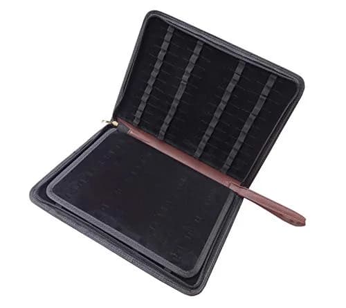 erofa 48 Fountain Pen Case, Rollerball Pen Holder Bag Pouch 33cm (12.99in) | Organizes Pens for Students & Professionals thumbnail 3